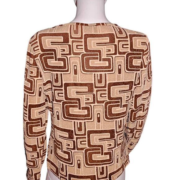 90s-does-70s vintage mod graphic top - Picture 5 of 6